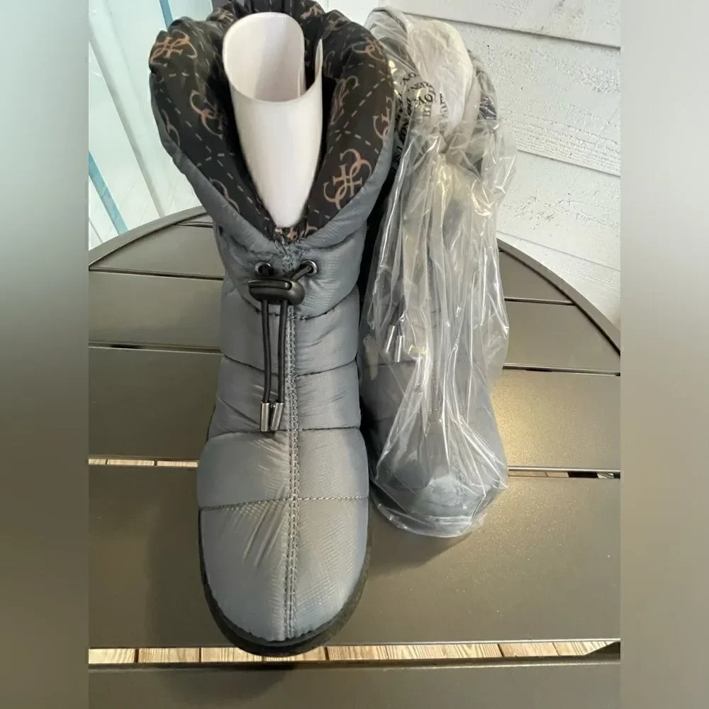 NWT Guess Women’s Leeda 2 Cold Weather Winter Snow Boots Gray Size 8.5